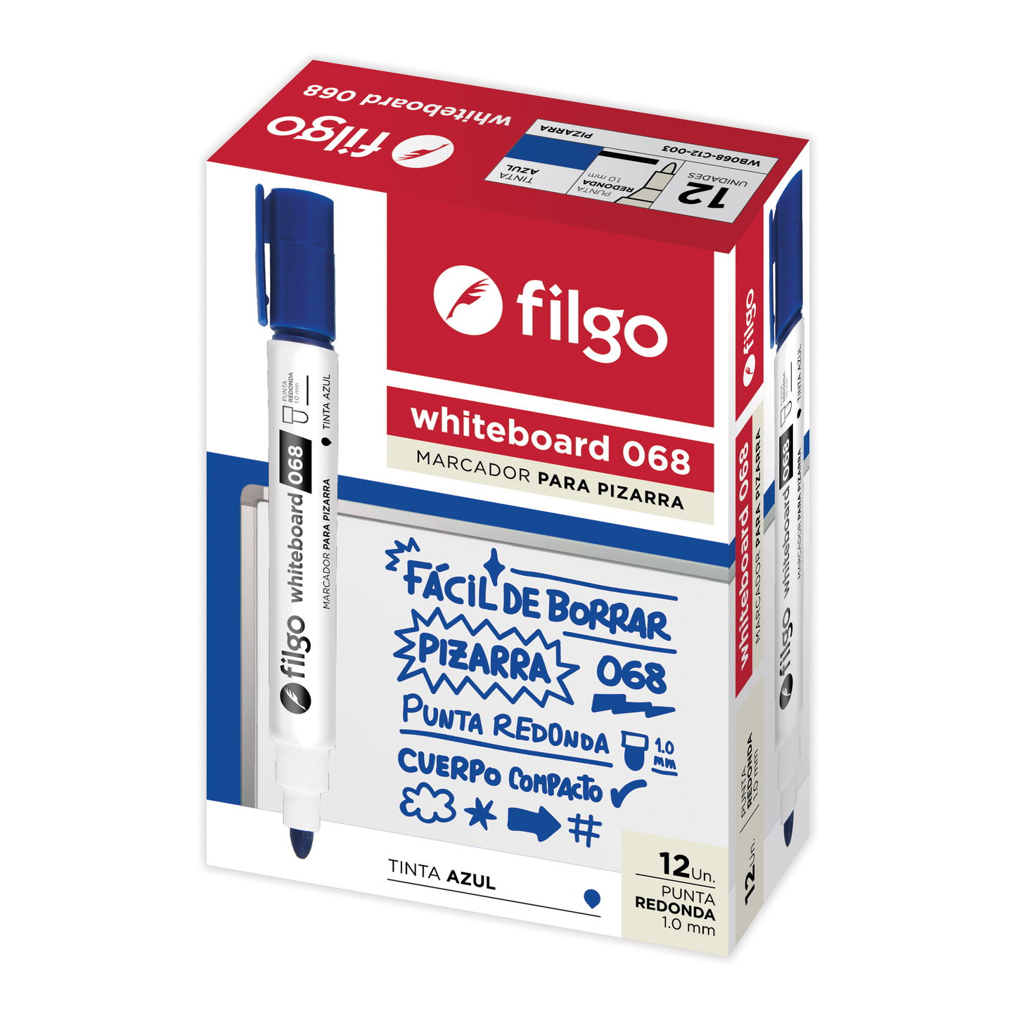 Marcadores de Pizarra Filgo x12