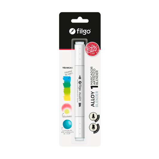 Marcador Filgo Alloy Blender punta doble para difuminar colores