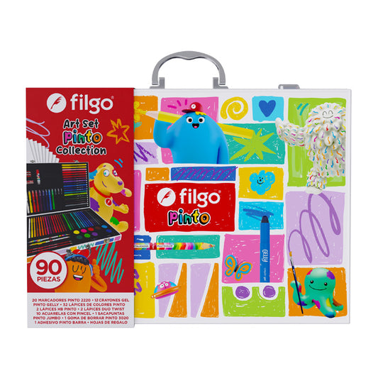 Maletín Pinto Art Set Collection 90 Piezas Filgo