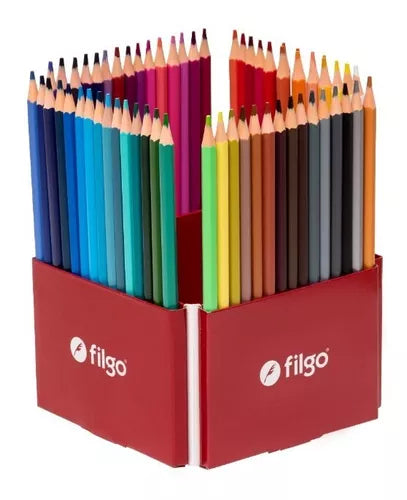 Lápices de Colores Pinto Largos x60 Filgo