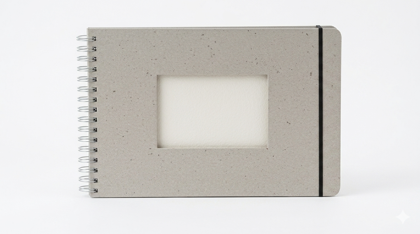Memories - Scrapbook Artesanal A4 Horizontal 20 Hojas 190g