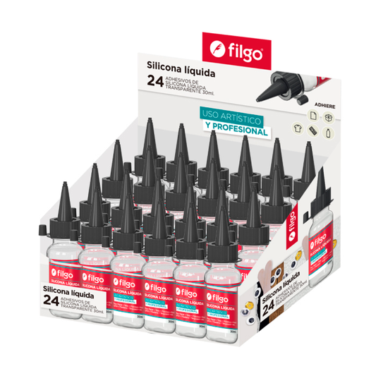 Silicona líquida Filgo 30ml adhesivo transparente para manualidades