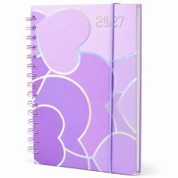 Agenda 2027 corazones lila