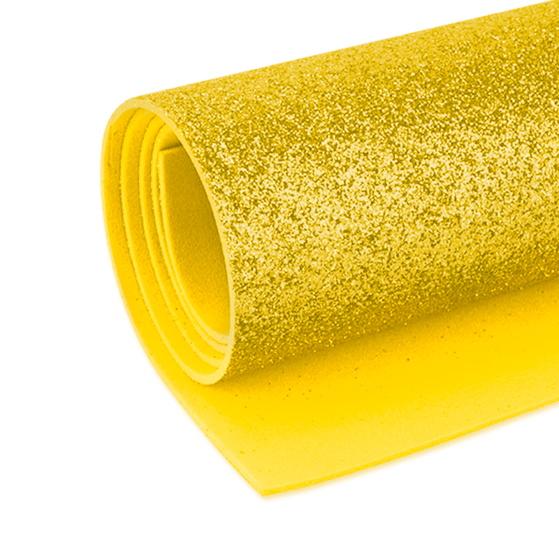 Goma Eva con Glitter