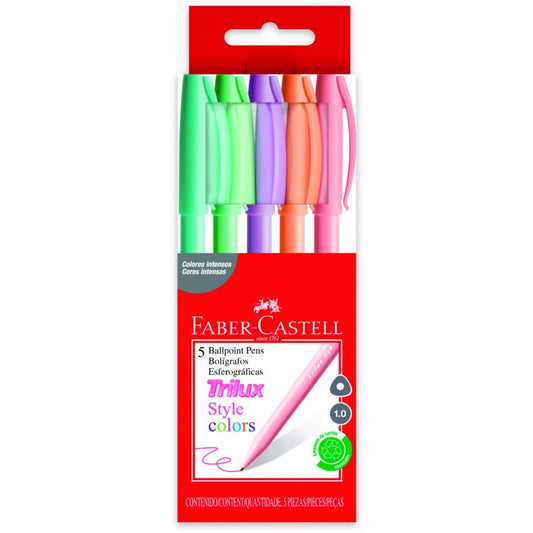 Lapiceras Trilux Pastel - Lapiceras