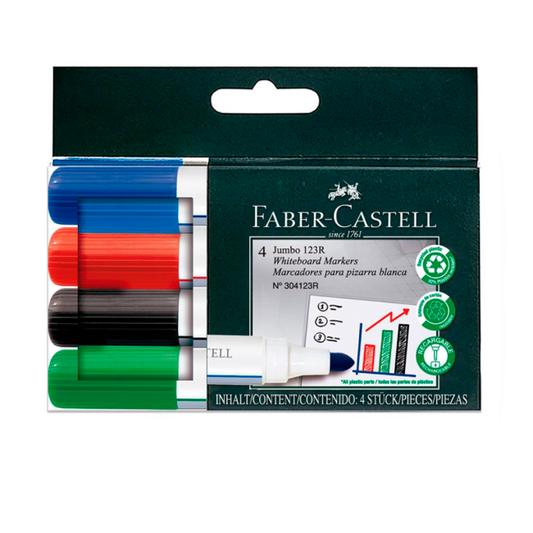 marcadores punta gruesa para pizarra blanca faber castell uruguay pizarra jumbo