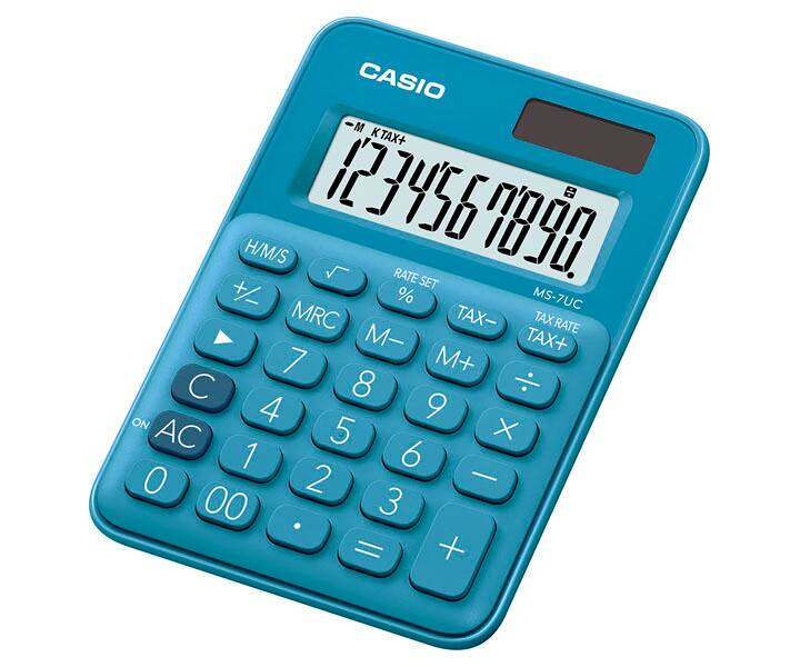Calculadora Casio MS-7UC Azul