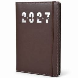 Agenda ejecutiva 2027 marrón chocolate