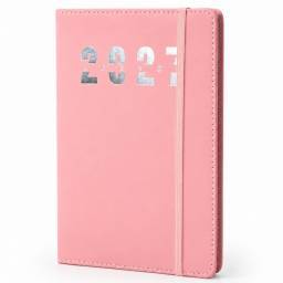 Agenda ejecutiva 2027 rosa pastel
