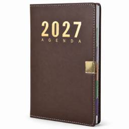 Agenda ejecutiva 2027 marrón café