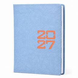 Agenda ejecutiva 2027 celeste pastel