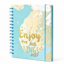 Agenda 2027 con frase celeste