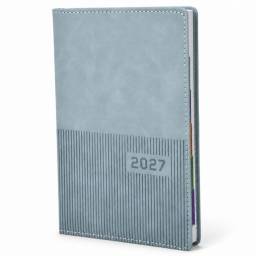 Agenda ejecutiva 2027 azul grisáceo