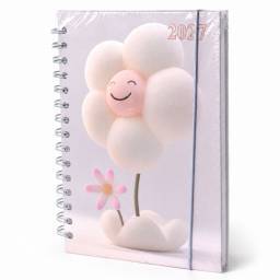 Agenda 2027 estampada gris reloj