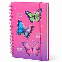 Agenda 2027 mariposas fucsia