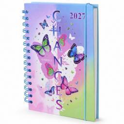 Agenda 2027 mariposas celeste degradé