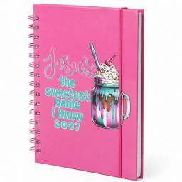 Agenda 2027 con frase fucsia