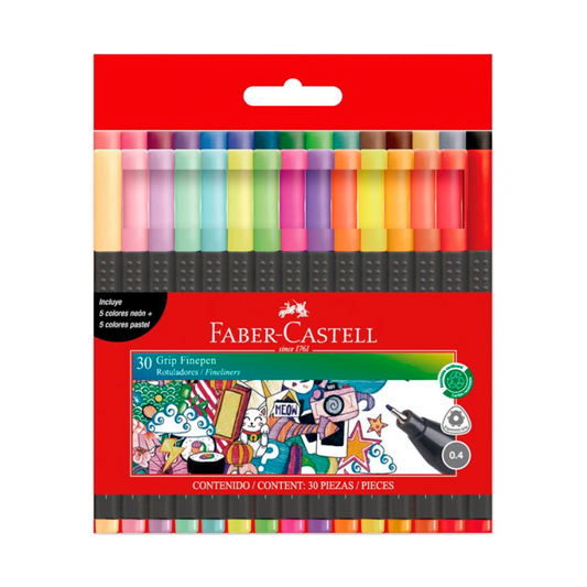 Fibras Faber Castell 30