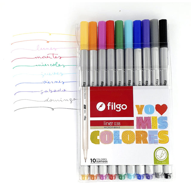 Microfibras Filgo 10 Colores